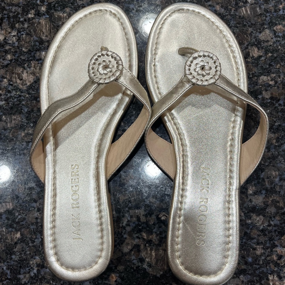 Jack Rogers Women's Gold Sandals